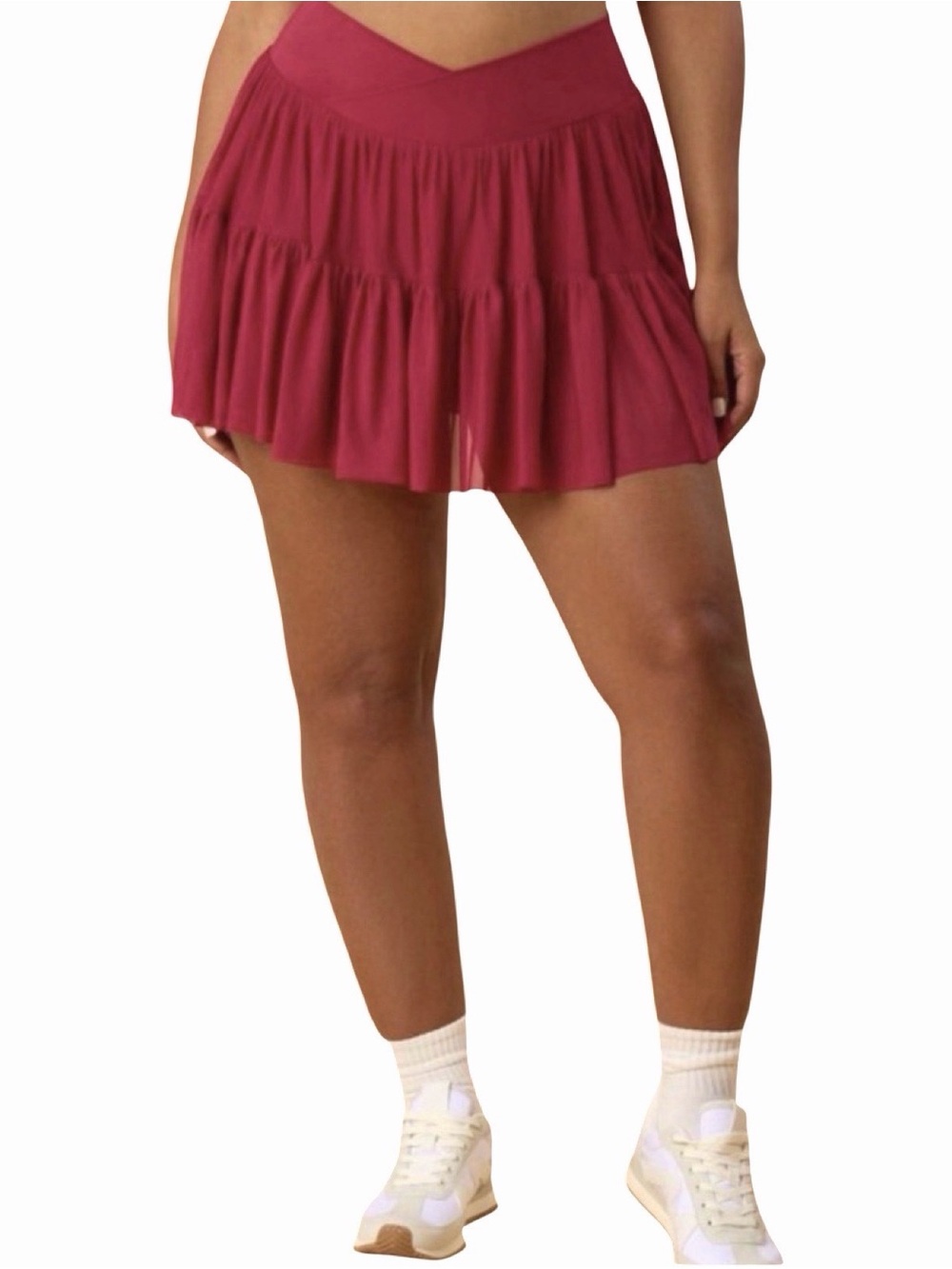 Blogilates Ballerina Skort - Size Small - Burgundy